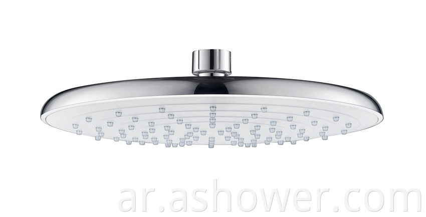 9 Inch Abs Plastic Round Rain Shower Head